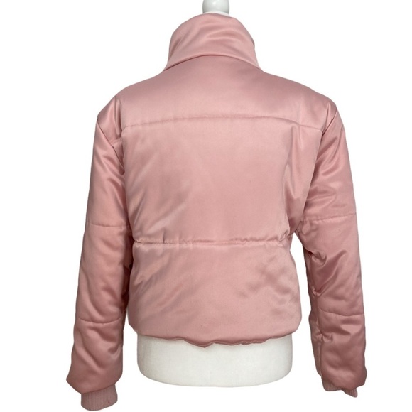 Bagatelle Heritage Pink Puffer Full Zip Jacket - Picture 9 of 10